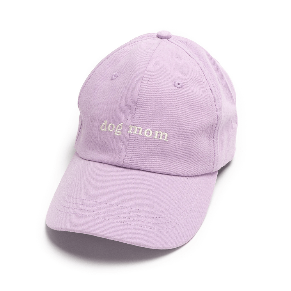 Lucy Co. Dog Mom Baseball Hat Lilac One Size