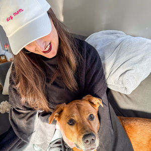 Dog Mom Hat (Magenta)