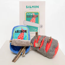 Load image into Gallery viewer, Tinned Salmon Nosework Toy
