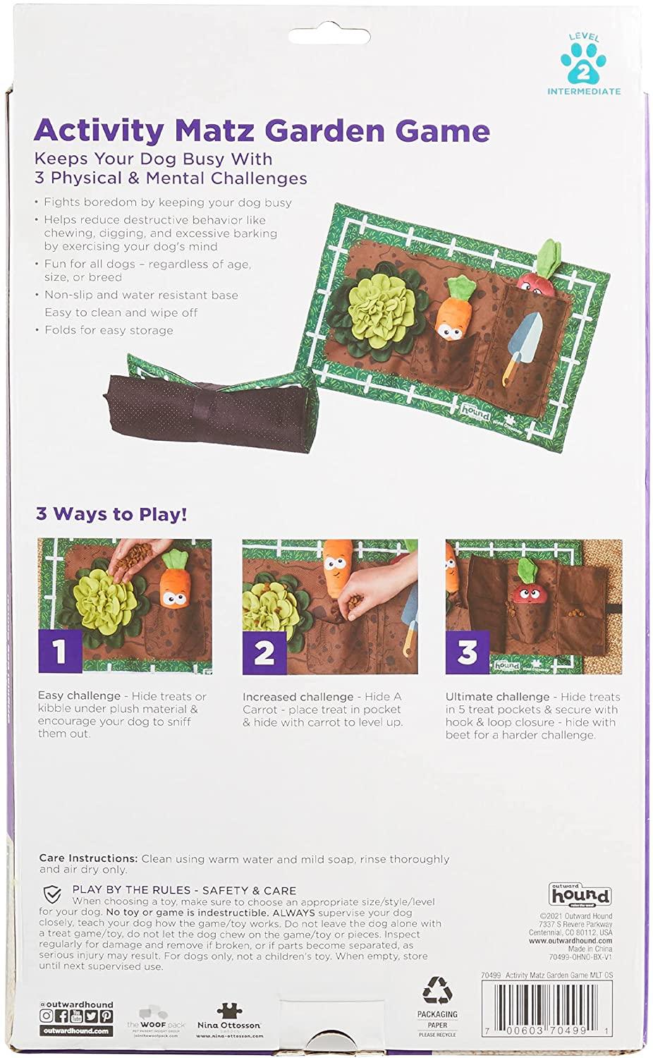 Outward Hound - Activity Matz Fast Food Fun Dog Puzzle Mat