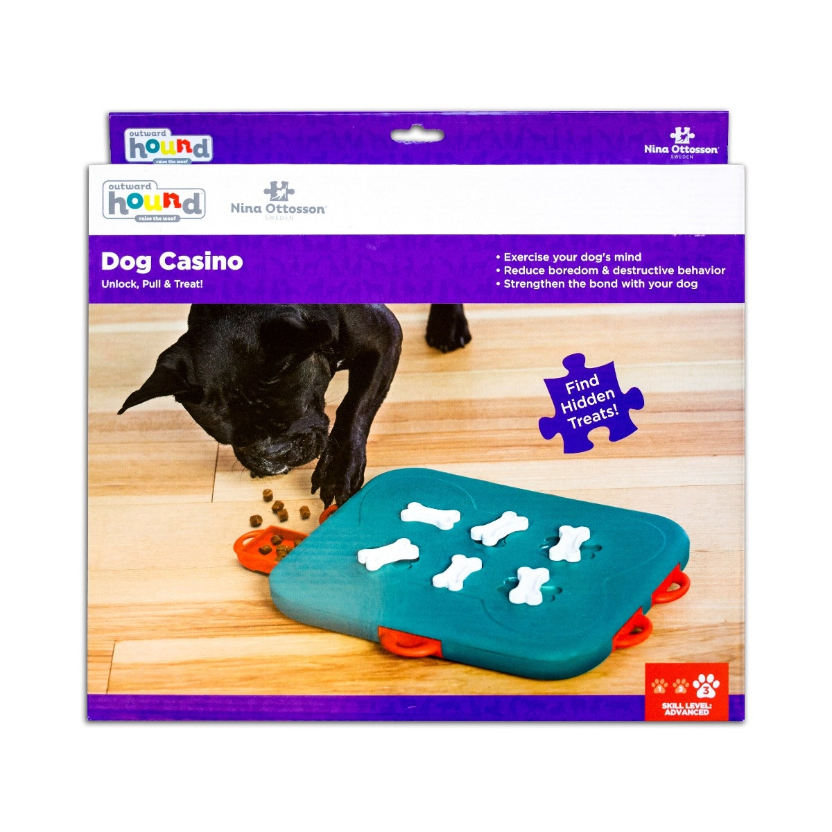 Outward Hound - Activity Matz Garden Game Dog Puzzle Mat