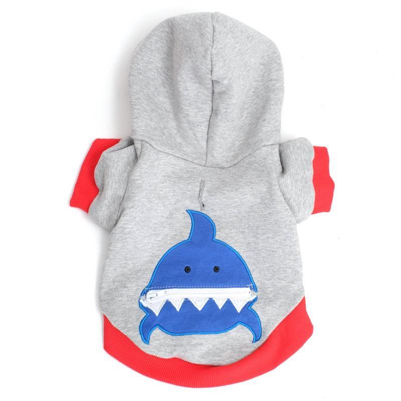 Wagsup Canadian Pet Store Dog Shark Hoodie WAGSUP